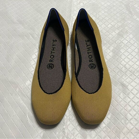 ROTHY’S Chai The Square Flats Limited Edition Retired Size 8 NEW - Picture 8 of 15